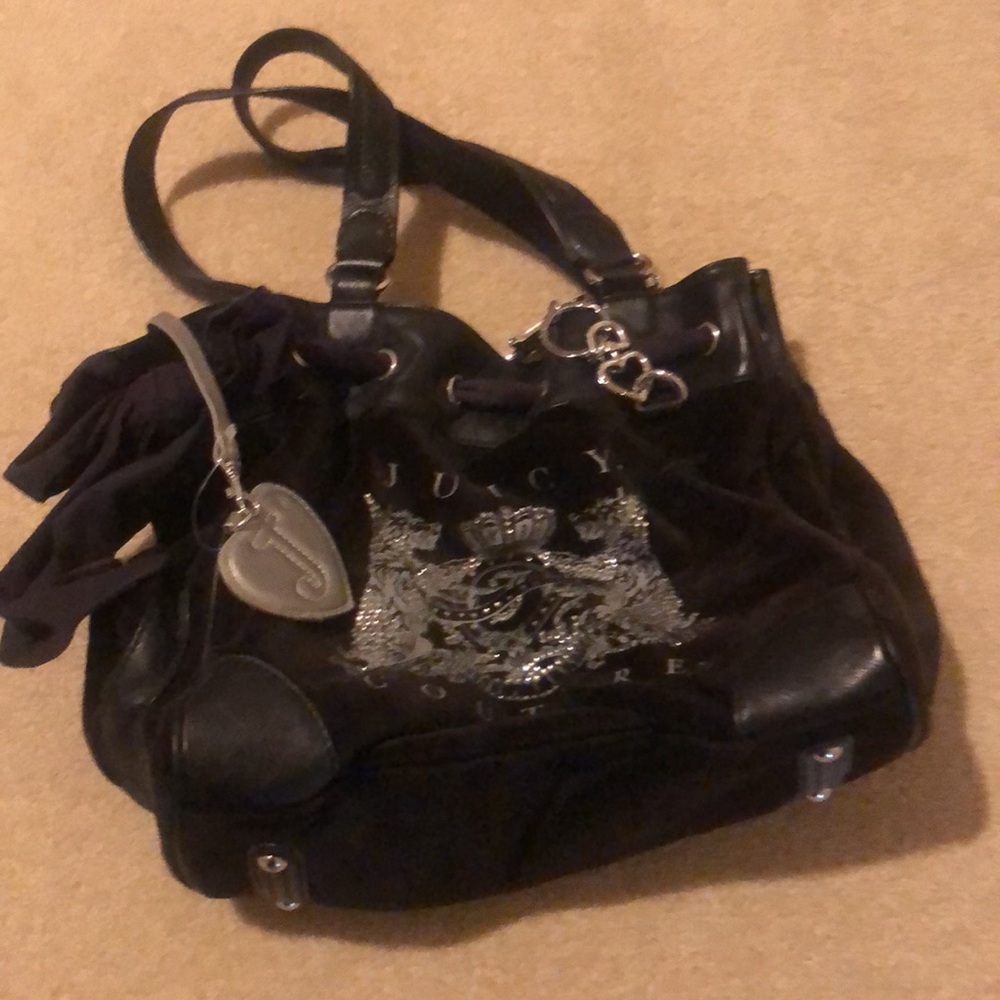 Juicy couture black bag perfect condition